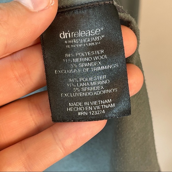 Merino Blend Dusty Blue Base Layer - Picture 6 of 12